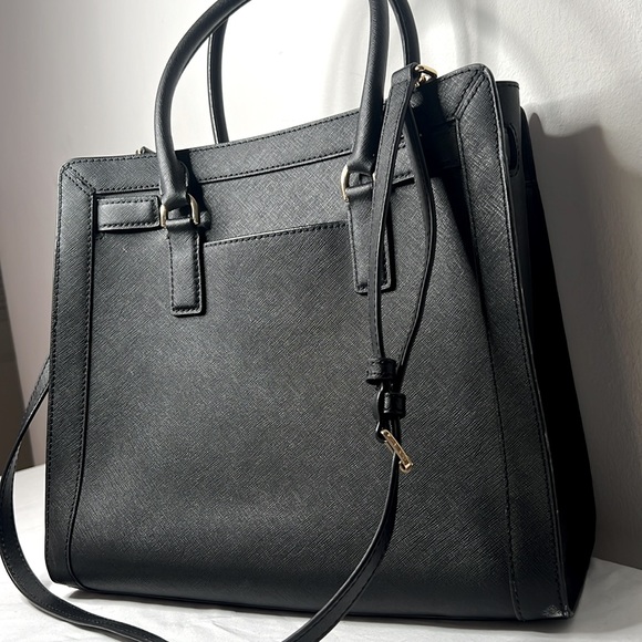 Michael Kors Black Shoulder Tote Bag | Removable Crossbody Strap - Picture 4 of 9